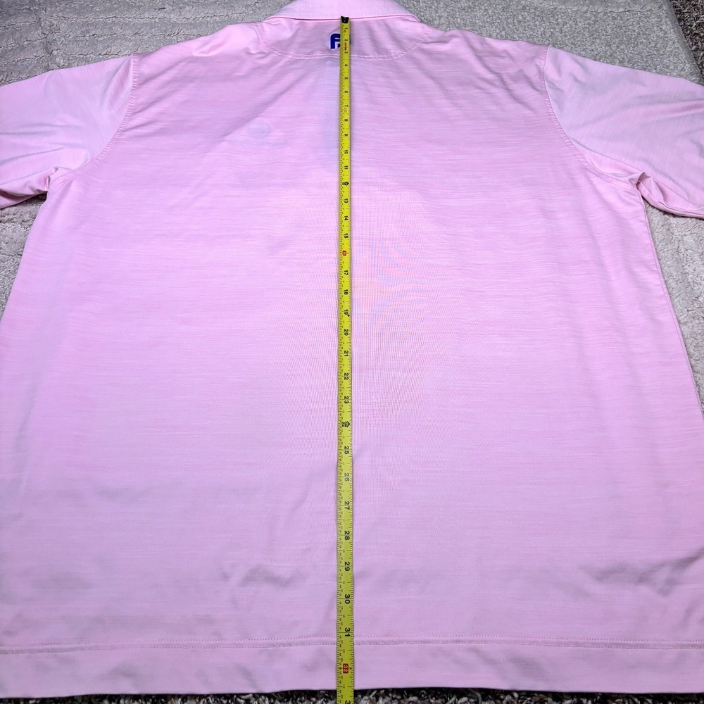 FootJoy Polo Shirt Mens 2XL Pink‎ Rancho Bernardo Inn Golf Performance Stretch - Picture 8 of 10